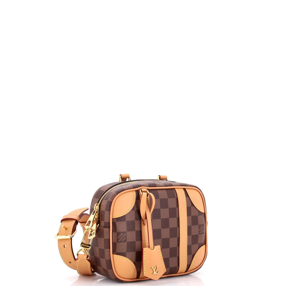 Louis Vuitton BB Valisette Souple Handbag Damier with Leather - Picture 2 of 6